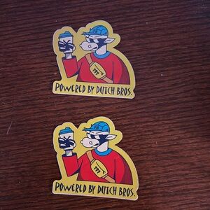 Dutch Bros stickers (2)